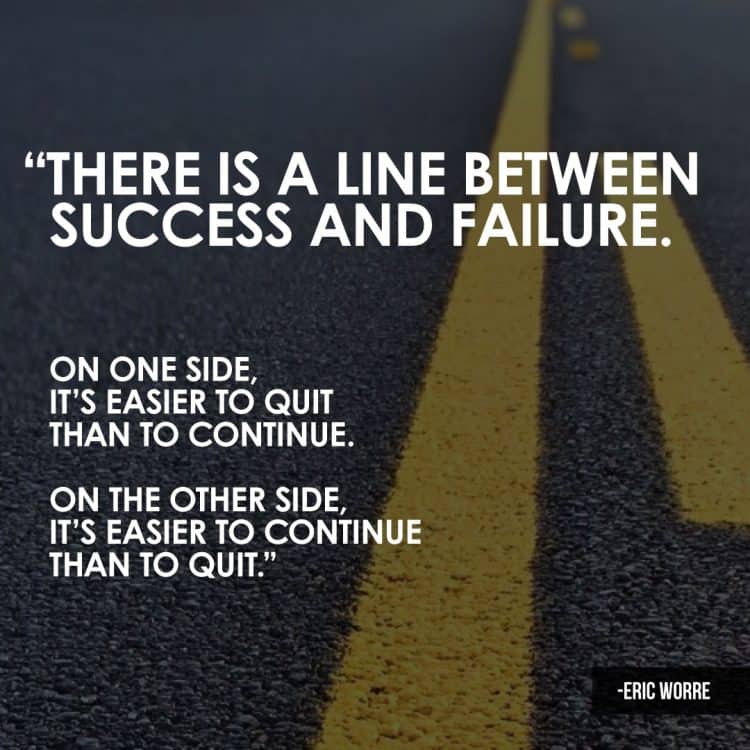 A Line Between Success and Failure